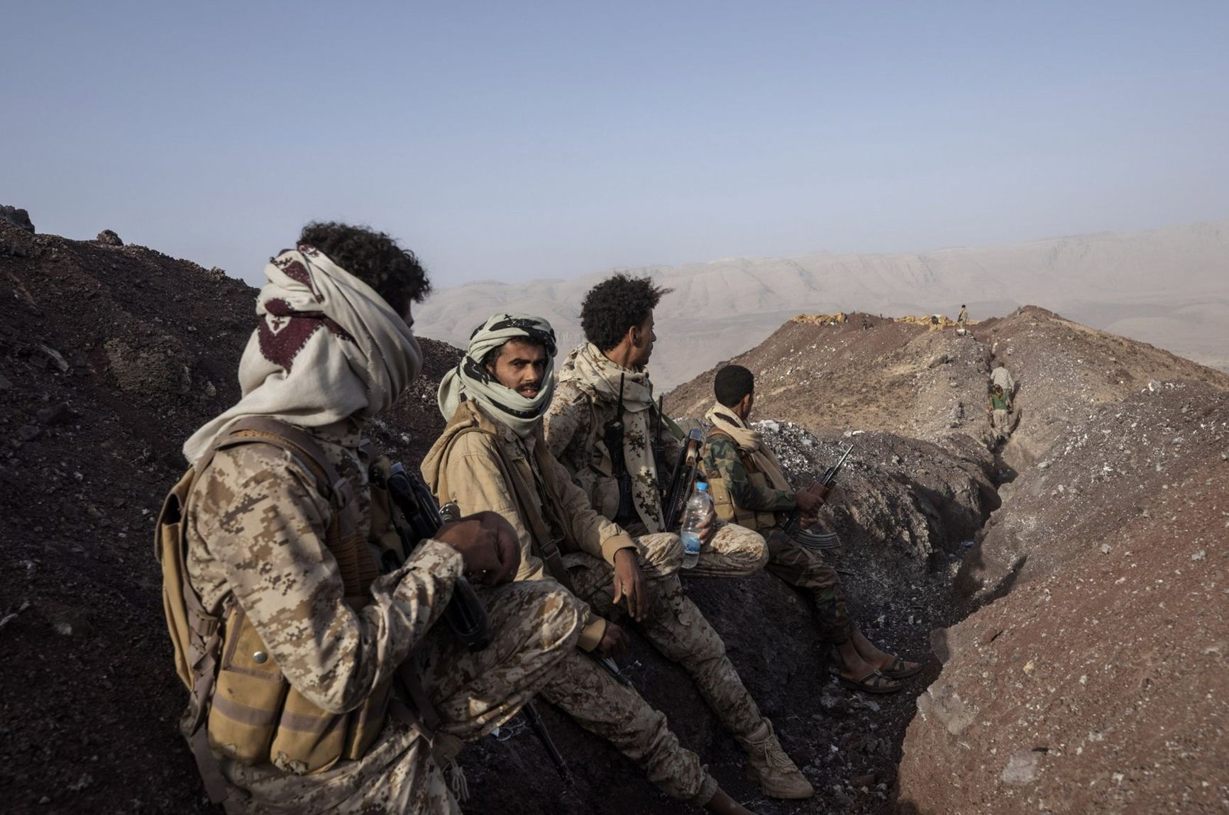 Ansar Allah militants in Yemen