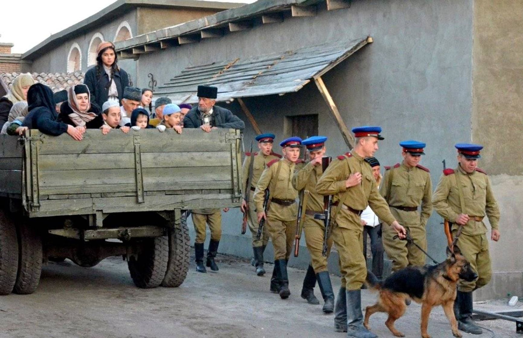 Shot from Haytarma (2013), a movie about the deportation of the Crimean Tatars